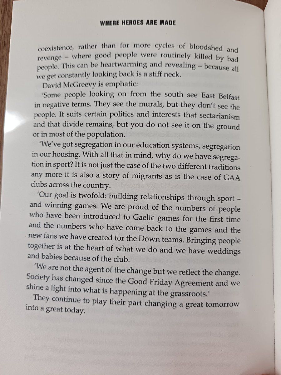 Huge thank you to John Scally for featuring @eastbelfastgaa in his new book.

The Bridges Not Walls chapter captures what we’re about – choosing connection, community and belonging over division

Pick up a copy here: bit.ly/49pvk5s