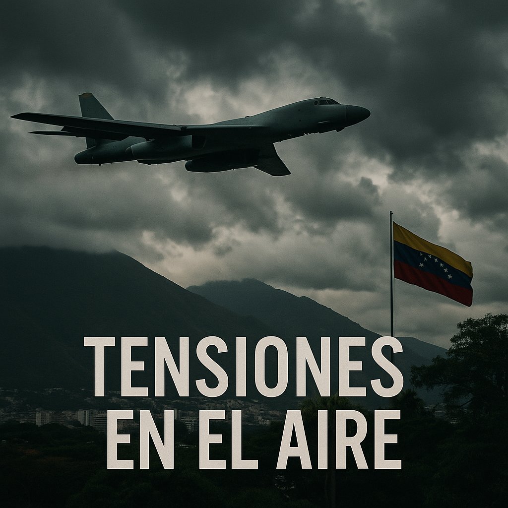 see4tech's tweet image. El reciente sobrevuelo de bombarderos de EE.UU. sobre Venezuela es más que un ejercicio: es una escalada militar. La diversidad de activos enviados habla de tensión y un clarísimo mensaje geopolítico en esta región. #EstadosUnidos #Venezuela #Militar #Geopolítica
