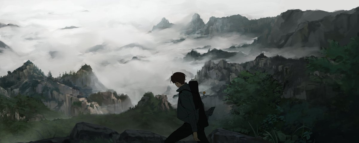 최요원의 설악산... 뭔갈 만들려고 길게 그렸어요