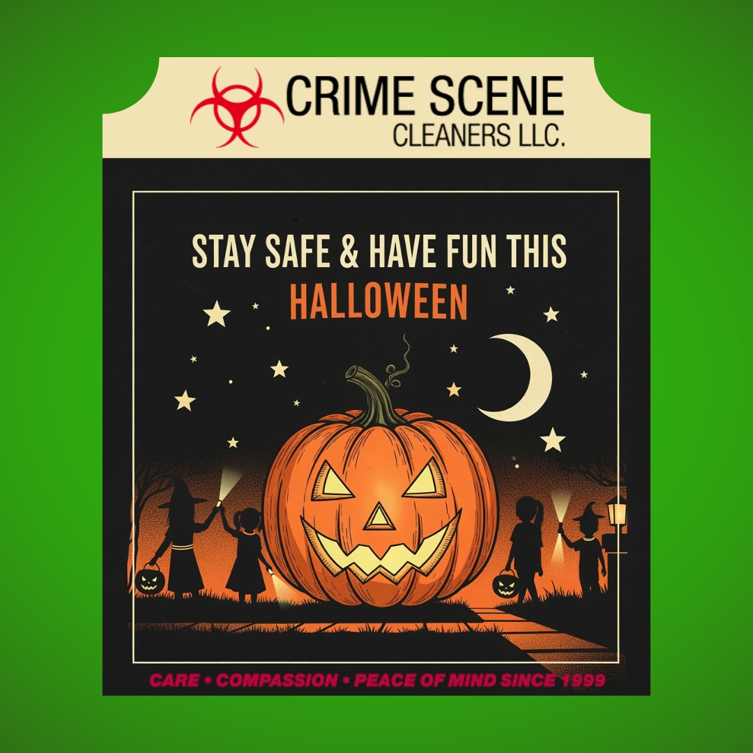 LlcCrime's tweet image. Stay safe while having fun this Halloween Season! 

#kansascity #crimescenecleaners #csckc #kclocal #kansascitymo #missouri #halloween