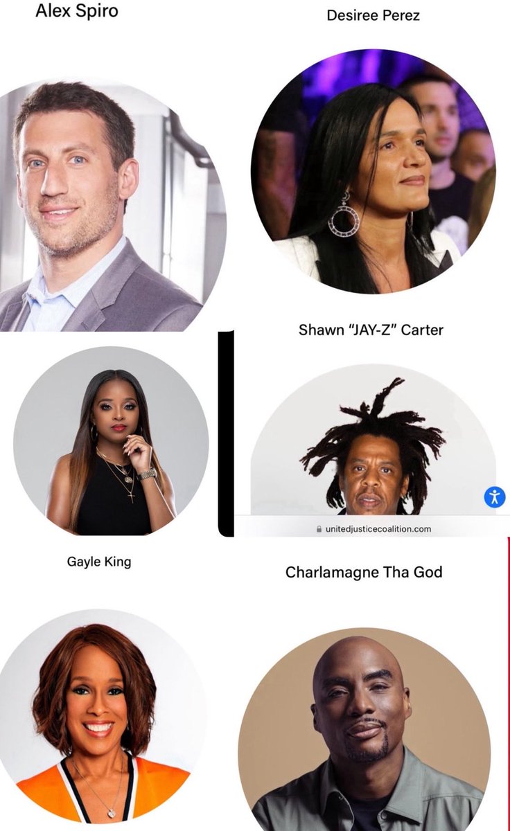 CarmellaBigBarb's tweet image. Giving yourself an award to distract people from them Dockets is crazy! 😅😂🤣😩 a true Narcissist! Like Nicki said! 

Justice Coalition advisory board: Jay Z, head of Roc Nation; Desiree Perez, their CEO; and Alex Spiro, a self-described crisis control expert..