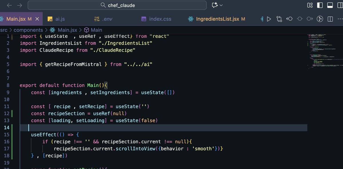walkerthecutev's tweet image. Day 16 of #100DayOfCode 
- I used what I learnt in useEffect to build a simple project - meme generator
- I explored cleanup functions 
- I went back to my chef claude project to add scrollIntoView() - when the user clicks on get recipe button.
Next is building some cool projects