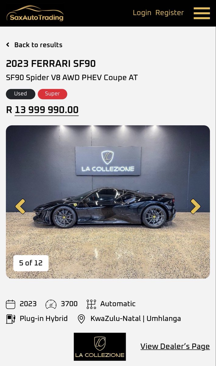 saxautotrading's tweet photo. The 2023 Ferrari SF90 Spider is the pinnacle of Ferrari performance, blending record-breaking speed with open-top excitement. 0–100 km/h in 2.5 secs, this is truly fastest Ferrari Convertible ever built! Available on SAX AUTO TRADING, link in here 👇

https://t.co/6MCc3iJljF

#saxautotrading #ferrarisf90 #ferrarisupercar #supercars #trend