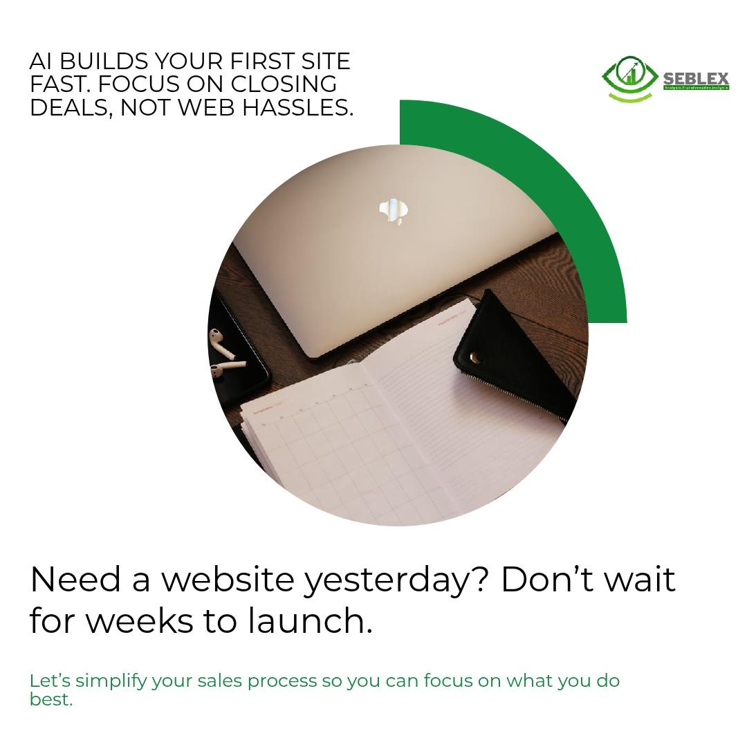 FlomerFlomer's tweet image. Need a website fast? AI creates your starter site. Get online, stay focused.
Let’s simplify your sales process so you can focus on what you do best.
#AIwebsite #WebDesignAI #BusinessOnline #SiteCreation
#seblex, #realseblex