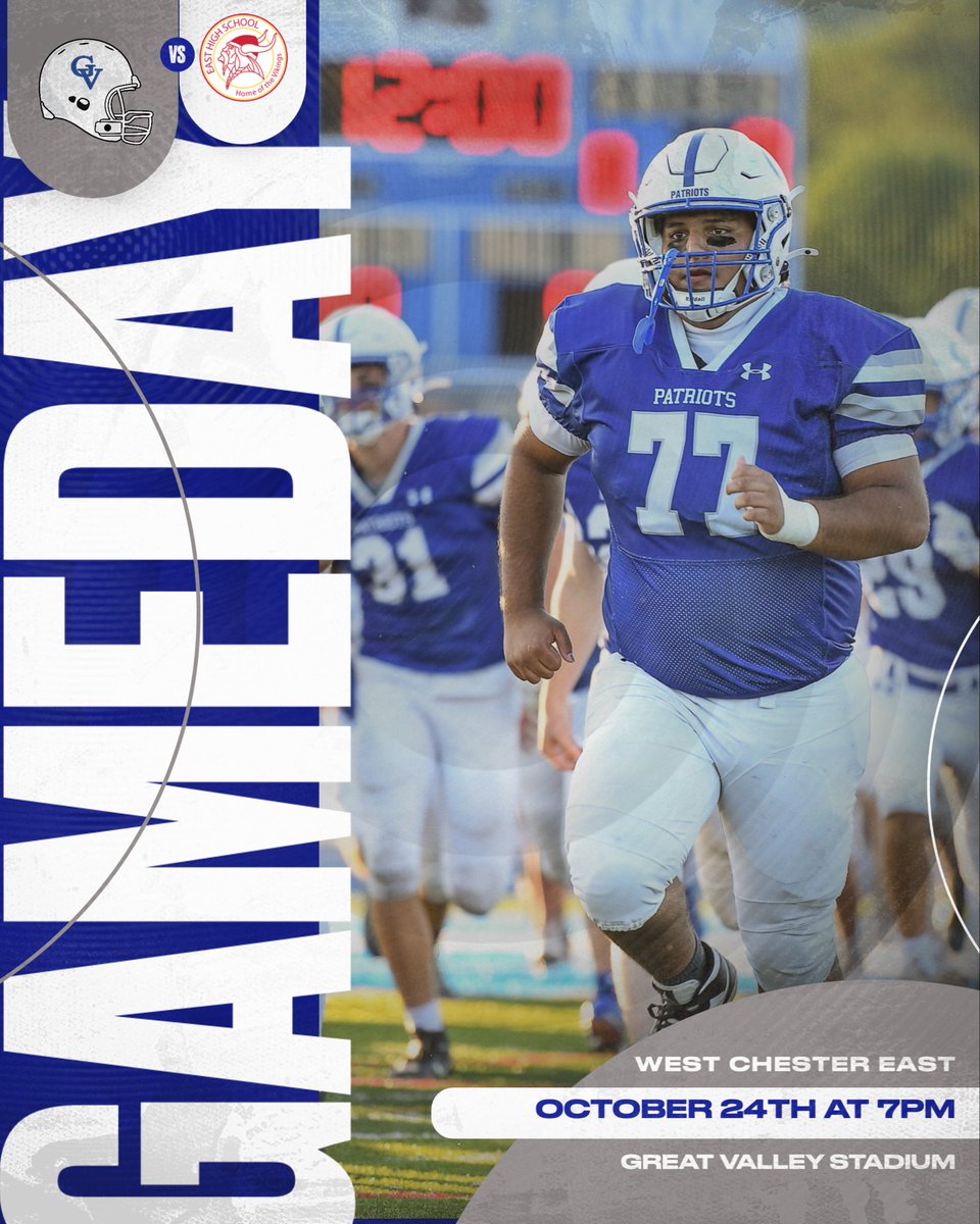 One last time on home turf for our seniors.

A season, a legacy, a brotherhood. 💙

📍 Valley Stadium
🕖 7:00 PM
🩷 Pink out

 #PatriotPride #Burntheboats #brotherhood