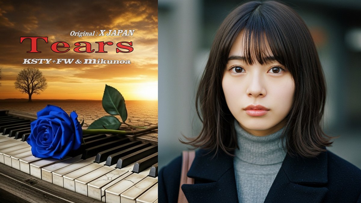 KstyLine's tweet image. X JAPAN「Tears 」をKSTY+FW &amp;amp; mikunoaでカバーしました
壊れかけたピアノとストリングス &amp;amp; フレンチホルンのシンプルなアレンジです
大好きなYOSHIKIさんの名曲を敬意を込めて演奏しました  

YouTube
youtu.be/88WfwNAeVRU

ボーカル：みくの @mikunon1209

#xjapan #tears #yoshiki