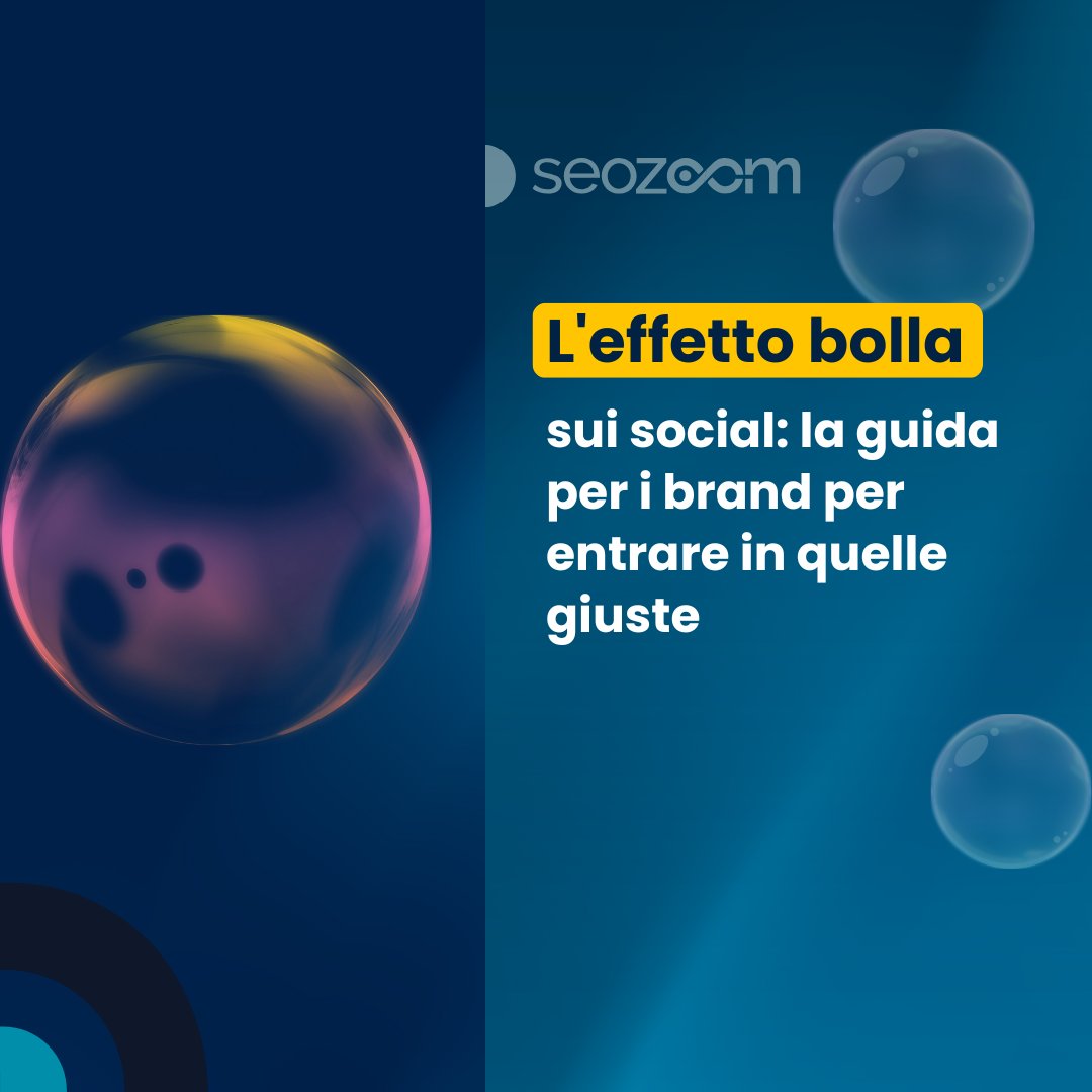 Ti senti a tuo agio nel tuo feed? Certo che sì: è stato progettato per farti sentire così.
Benvenuto nell’Effetto Bolla, dove vedi solo ciò che conferma ciò che pensi.
Scopri come entrarci (e non come romperla) 👇
seozoom.it/cose-l-effetto…

#SEOZoom #SEO #blog