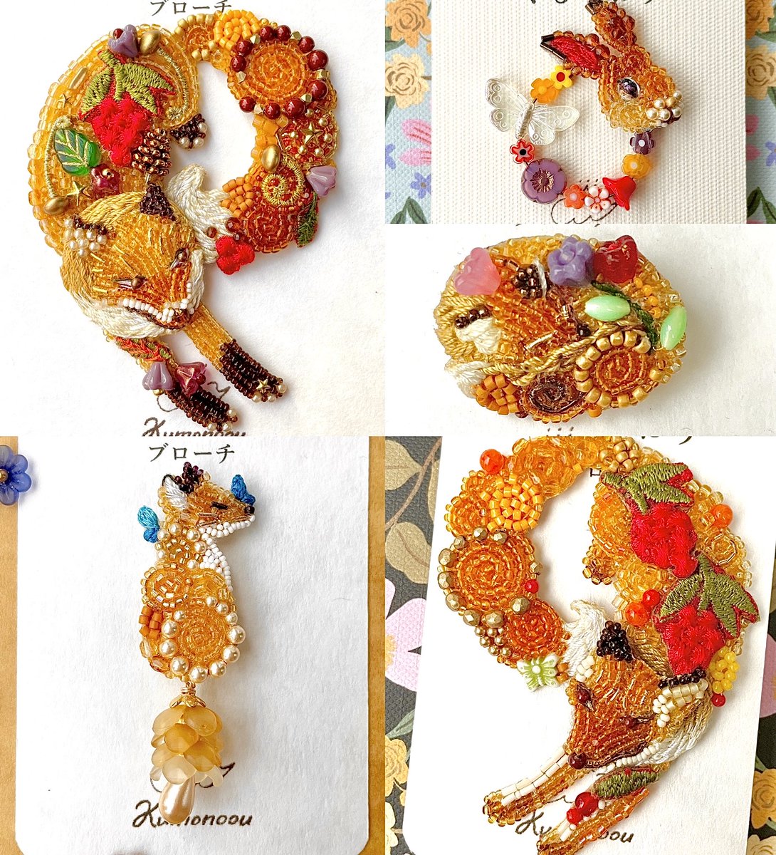 #秋を彩るSNS作品展示祭 
秋の森に住むきつねさんとうさぎさん
そろそろ冬じたく🍁