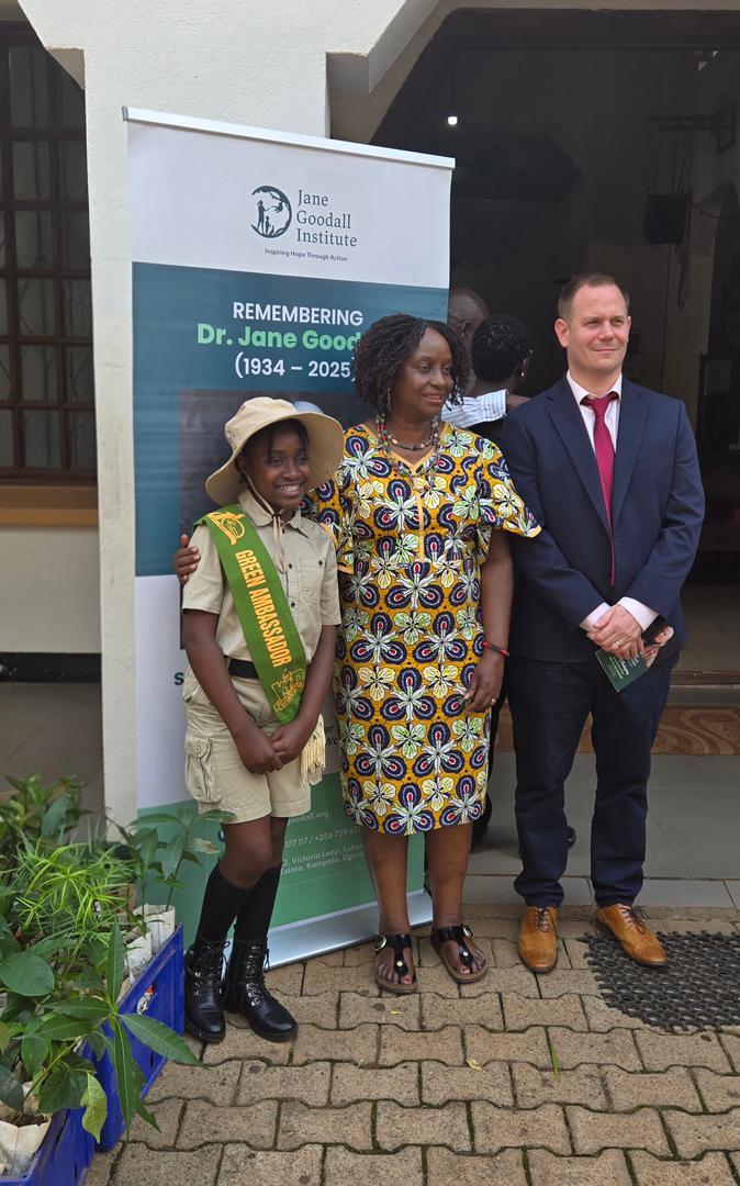 VolcanoesSafari's tweet image. On 14 October Volcanoes Safaris Uganda Manager Simon Kaweesi and COO Kevin James, joined the Jane Goodall Institute at a Thanksgiving Memorial celebrating the life and legacy of the late Dr. Jane Goodall.

Follow the link below to read more.
volcanoessafaris.com/celebrating-th…