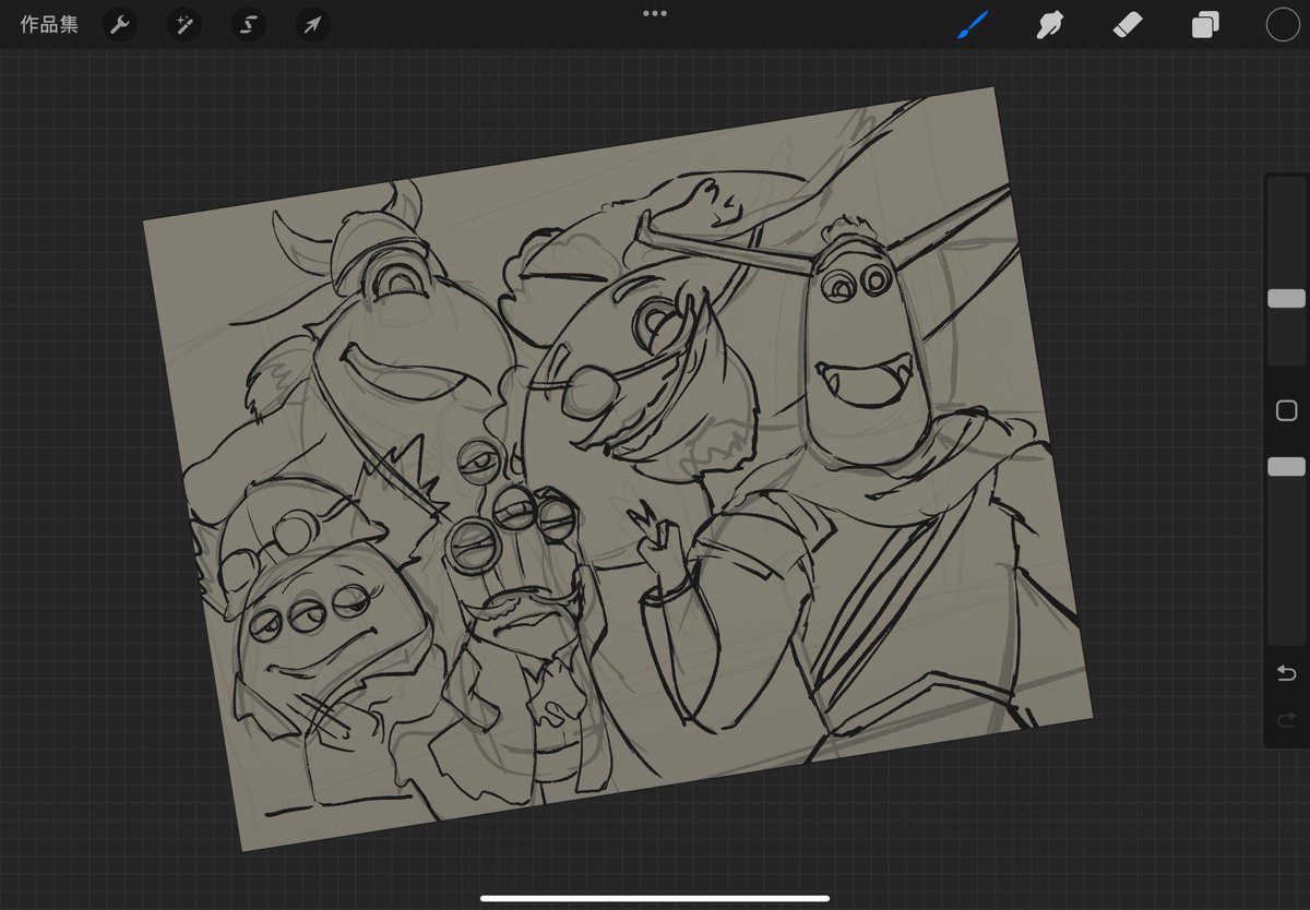 weintraube0101's tweet image. お……なにが始まってるのようですね…

WIP

#モンスターズワーク
#monstersatwork