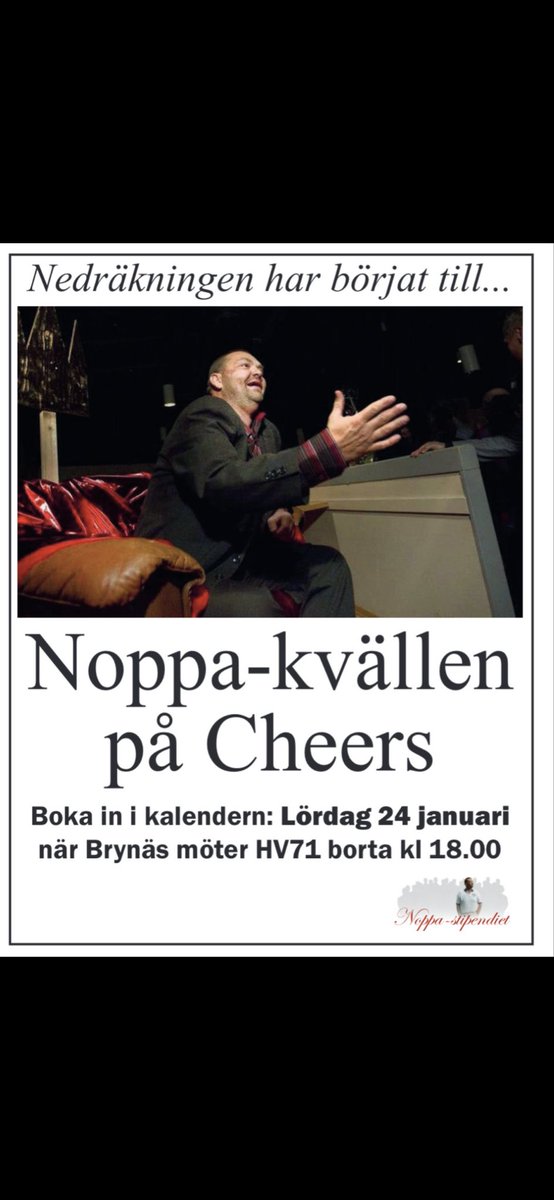 Noppa-kvällen 24 januari❤️
Fina priser &amp; trivsel på Cheers (vardagsrummet)