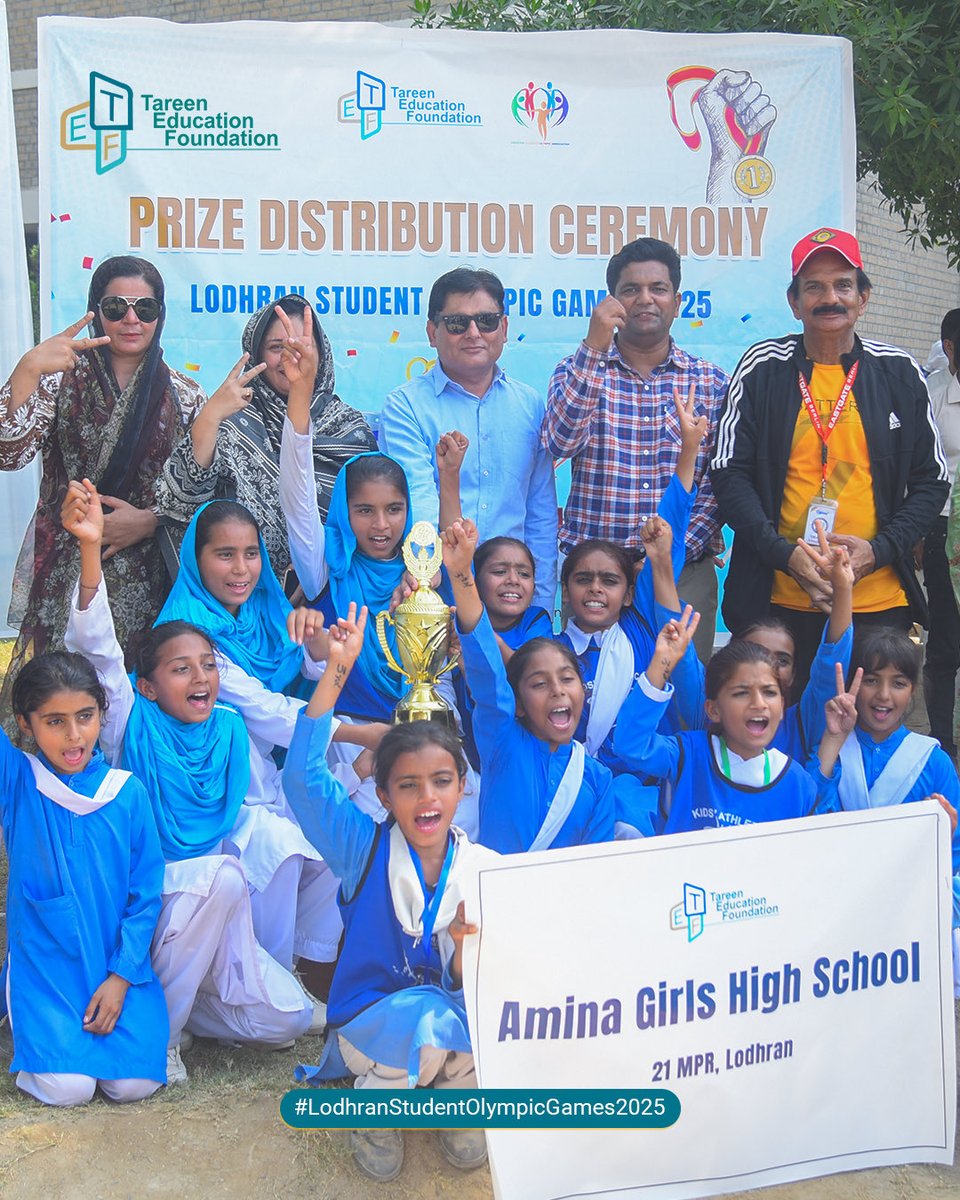 We organized the Lodhran Student Olympic Games 2025 at AGS, where 80 students from our four core schools participated with great enthusiasm.

🏅 FAF secured 1st position, followed by KGS and AGS.

The event encouraged teamwork, fitness, and healthy competition among students.