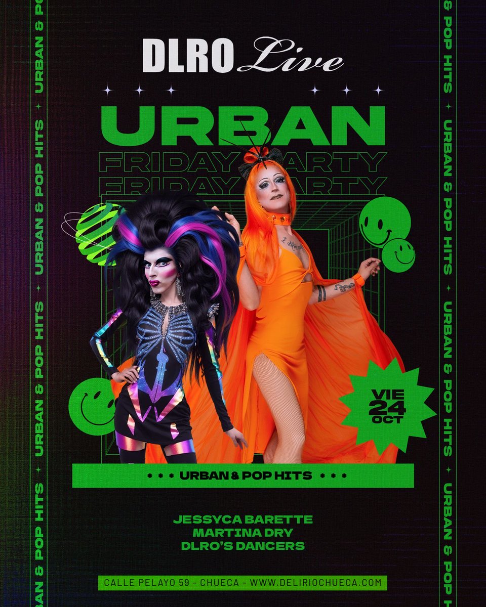 DLROLive's tweet image. Ⓥⓘⓔⓡⓝⓔⓢ - 💥
⚡️ 𝖀𝖗𝖇𝖆𝖓 ⚡️
🏳️🌈¡🅻🅰 🆂🅰🅻🅰 🅳🅴 🅰🅼🅱🅸🅴🅽🆃🅴 🆁🅴🅵🅴🆁🅴🅽🆃🅴 🅳🅴 🅼🅰🅳🆁🅸🅳!🏳️🌈
❤️ 𝑯𝒂𝒛 𝒅𝒆 𝒕𝒖 𝒏𝒐𝒄𝒉𝒆 𝒖𝒏 𝑫𝒆𝒍𝒊𝒓𝒊𝒐 ❤️
#🅓🅛🅡🅞🅛🅘🅥🅔 #🅒🅗🅤🅔🅒🅐 #🅜🅐🅓🅡🅘🅓