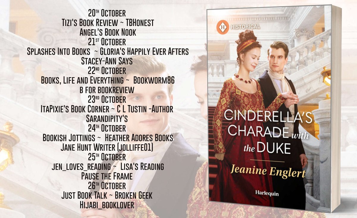 rararesources's tweet photo. "magical historical romance Regency readers will be bowled over by" says @BookishJottings about Cinderella’s Charade with the Duke by @JeanineWrites https://t.co/OV5AhvD8Ip @MillsandBoon @HarlequinBooks https://t.co/ntR1YngrO7