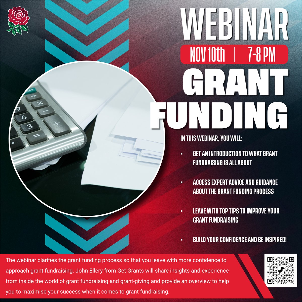 This webinar clarifies the grant funding process, empowering you to approach grant fundraising with greater confidence. ⤵️

Register your place
🔗 tinyurl.com/4tsyuh5w