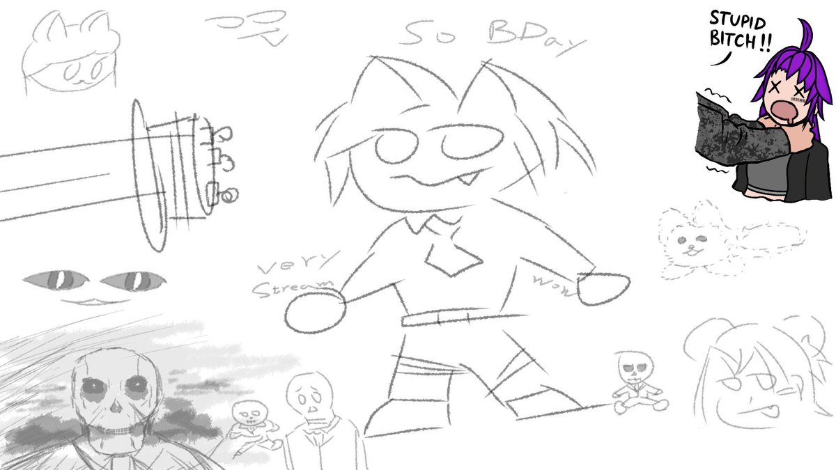 TanukiRael's tweet photo. doodle with @DrDaytonIsFound for his bday https://t.co/0UJUHSEqg3