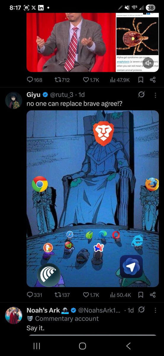 Visuals3rd's tweet image. Within 2 posts of each other. Okay, the new algo IS fucked up..
@grok Be better.