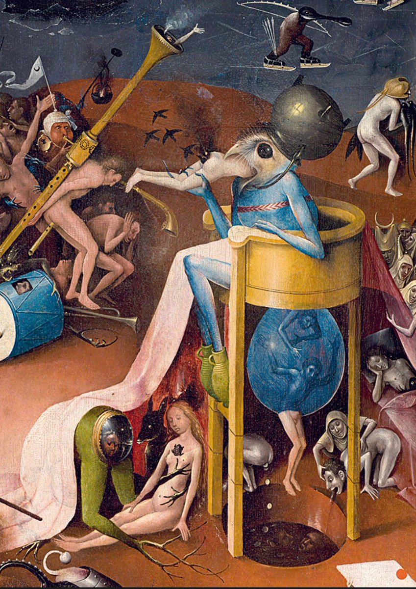 BrianRoemmele's tweet image. Painted in 1490 by Bosch.