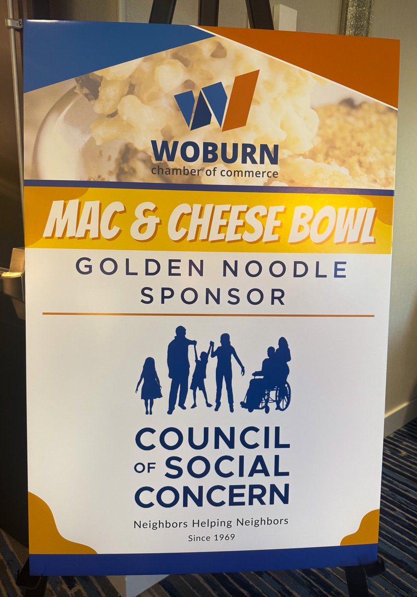 woburnsocialcon's tweet image. We were so honored to sponsor and be part of such a grate event at the Mac & Cheese Bowl! We had a wonderful night supporting our community (and enjoying some seriously delicious mac & cheese!). #CommunityStrong #WoburnEvents #MacAndCheeseBowl #CouncilOfSocialConcern #GivingBack