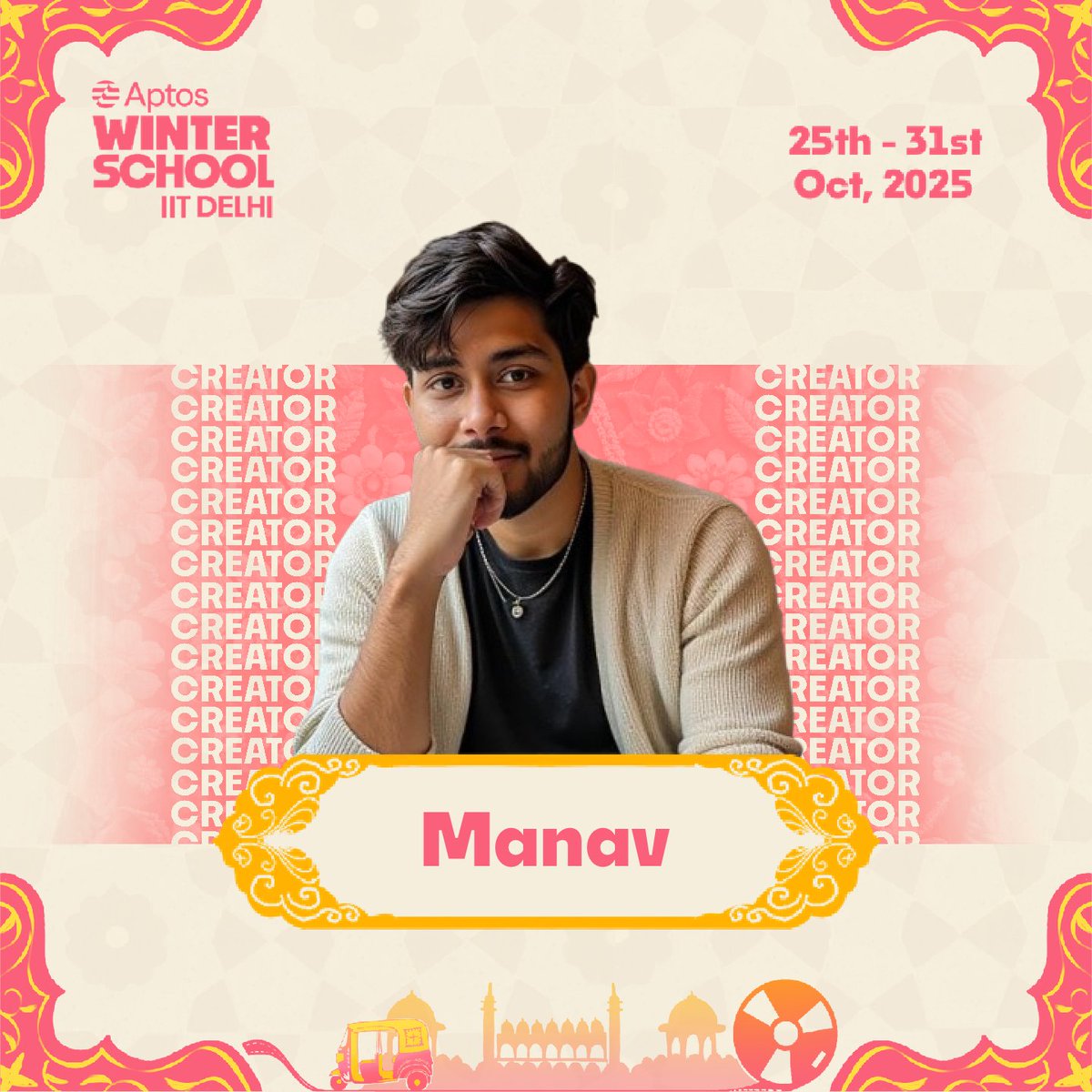 MoveClubIN's tweet image. Aptos Winter School 
Creator Reveal #2
@tensor___boy