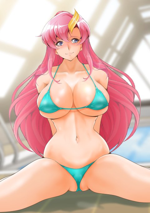 今日も差分!
ラクスさんビキニその②手を後ろに組んだバージョンなのぜ。 