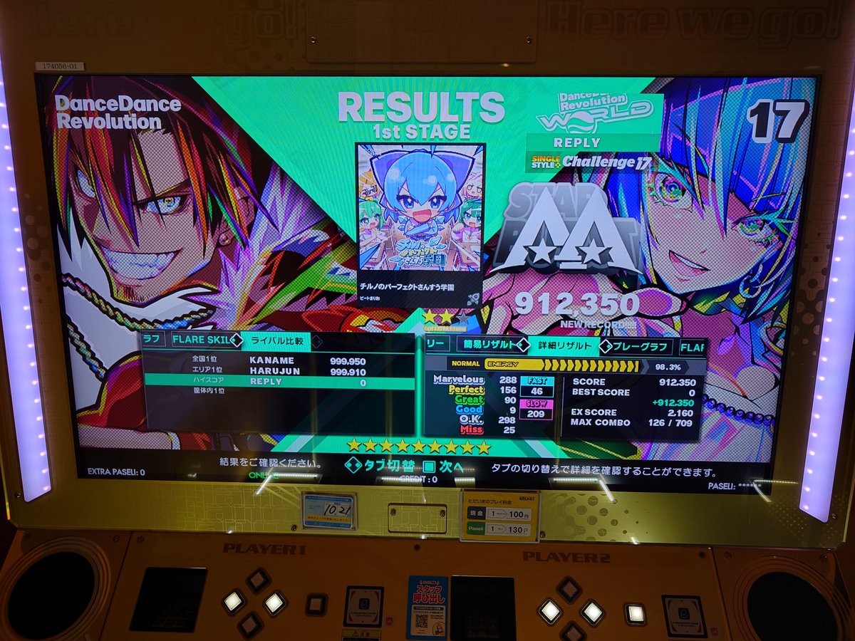 17通常
ノルマクリア！
久しぶりにやさしみあふれた17❤
ノルマあと2つ！