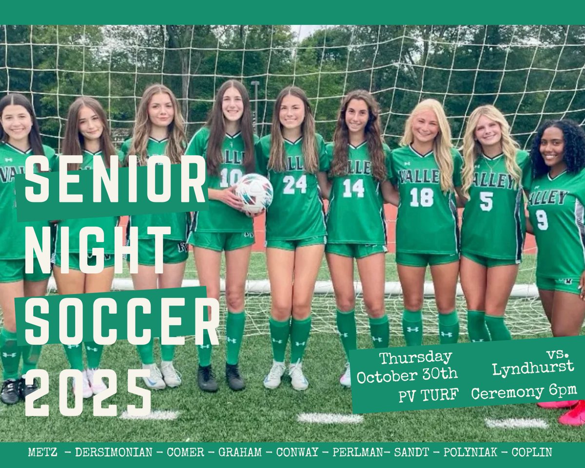 Pascack Valley Soccer (@pv_soccerteam) on Twitter photo 🚨🚨SAVE THE DATE🚨🚨 Senior night is fast approaching. Mark your calendars for October 30th 6pm on the PV TURF Soccer field. 👋See you there! ⚽️💫 <a href="/PVALLEY_SPORTS/">Pascack Valley Athletics</a> 🚨🚨SAVE THE DATE🚨🚨 Senior night is fast approaching. Mark your calendars for October 30th 6pm on the PV TURF Soccer field. 👋See you there! ⚽️💫 <a href="/PVALLEY_SPORTS/">Pascack Valley Athletics</a>