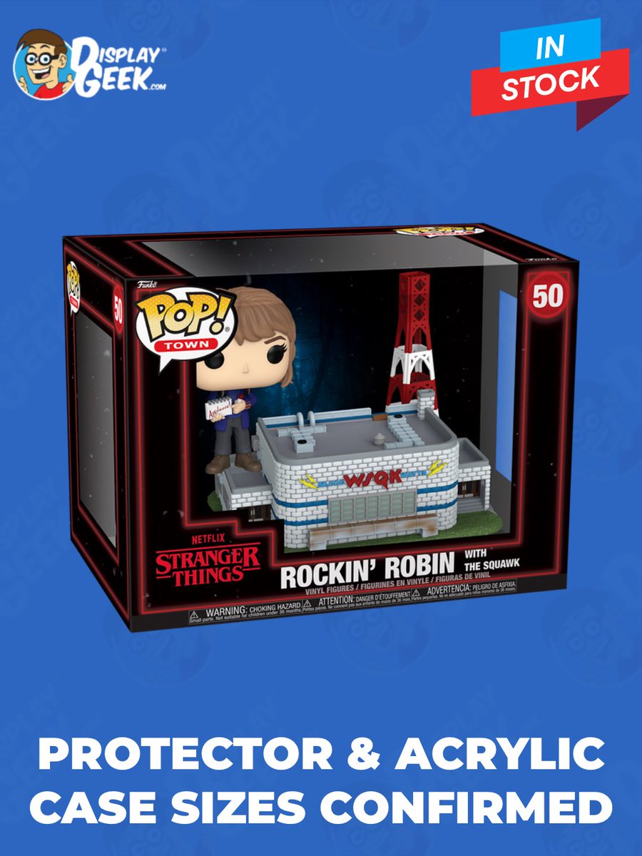 DisplayGeek's tweet image. Some recent confirmed protector sizes - We have more #FunkoPop protector options than anyone else at DisplayGeek.com right now!