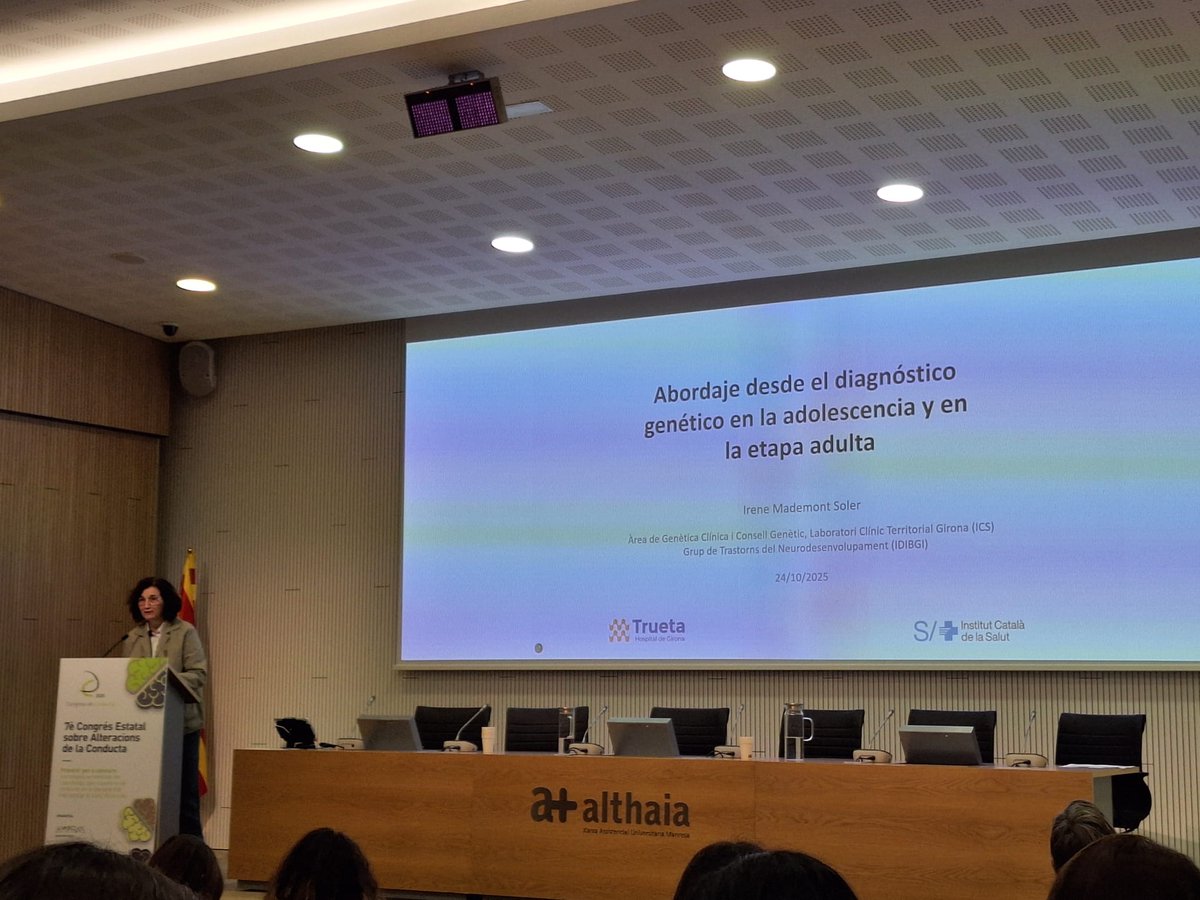 granesfundacio's tweet photo. Avui som a Manresa en el #CongrésConducta2025. El congrés porta per títol “Prevenir per a conviure” i s'estan tractant estratègies preventives en l’abordatge dels trastorns de conducta en la discapacitat intel·lectual al llarg de la vida.

@Ampans @althaiamanresa @catsalutmental https://t.co/hPSSxx63S3