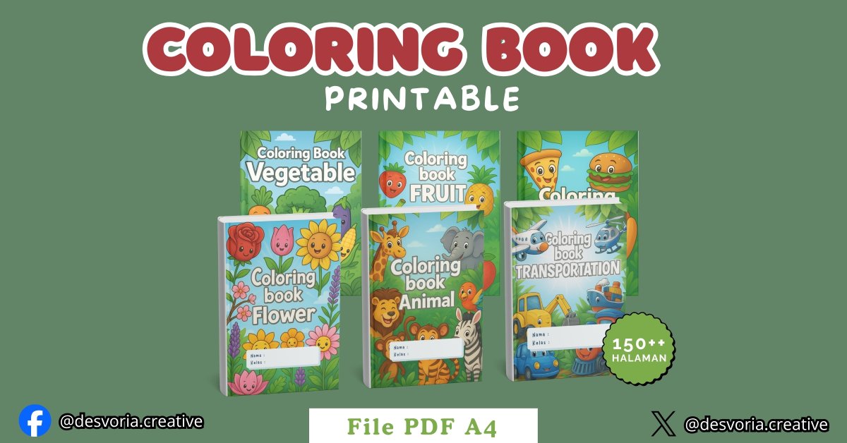 desvoria_'s tweet photo. Dulu bingung cari buku mewarnai anak yang lucu dan bermanfaat...
Sekarang udah ada solusinya ✨
Coba deh lihat Desvoria Creative 🎨
Banyak worksheet &amp; buku mewarnai yang bisa langsung di-print!
👉 https://t.co/sBbmNUMalK

#zonauang #bukumewarnai #worksheetanak #Template #canva https://t.co/LdyFvXpVmH