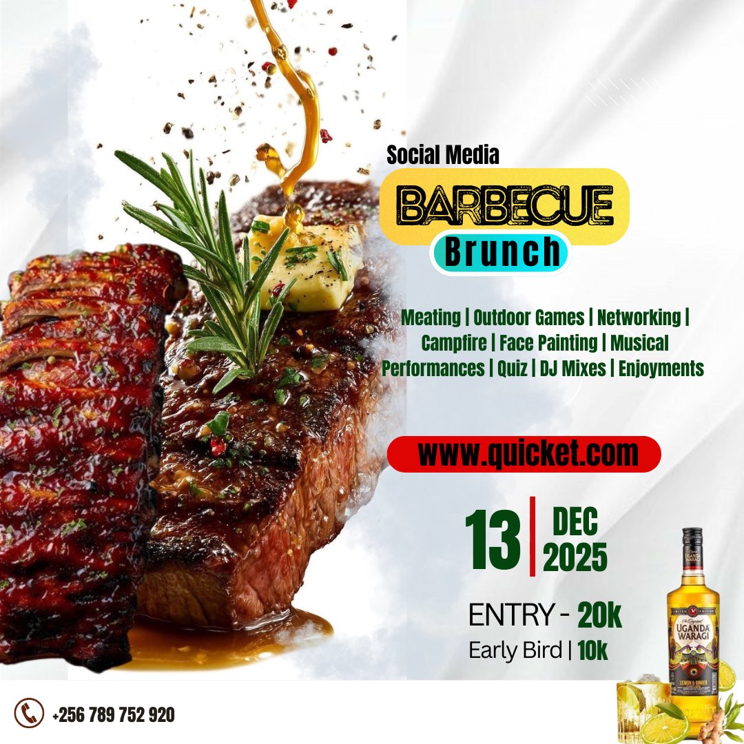 Guys, we are cooking and this one will be unique. 13th December is the date, the venue will thrill you. Just wait for it. We are unveiling one at a go in no rush mode. Ladies and gentlemen, the #SMBarbecueBrunch is here.