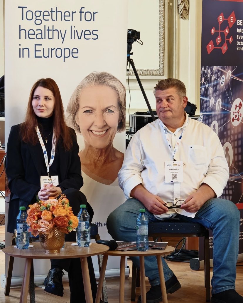 ZayaAI_PathDx's tweet image. A great and insightful experience at #BEHEALTH2025 – International Hybrid Event in Healthcare, in Bucharest and online!

Our CEO @CristianMogo_Dx joined the panel “Artificial Intelligence (AI) in Precision Medicine: Challenges and Opportunities” and share insights from our work…