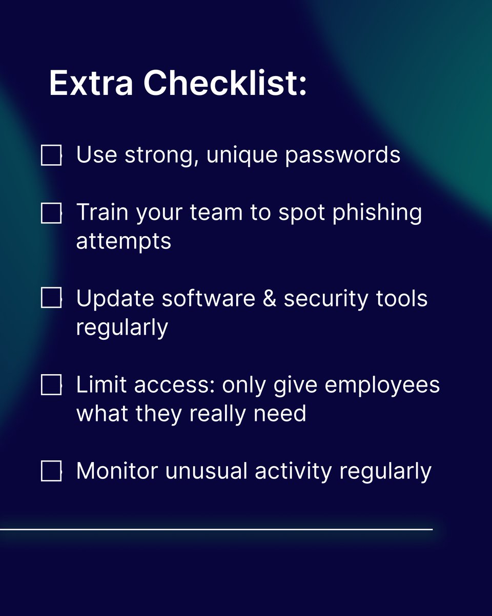 pcdocs's tweet image. Hackers are getting smarter, but so can you. 🔐
Adding just one extra step to your logins could be the difference between a secure business and a costly breach.

Small actions today = big protection tomorrow.