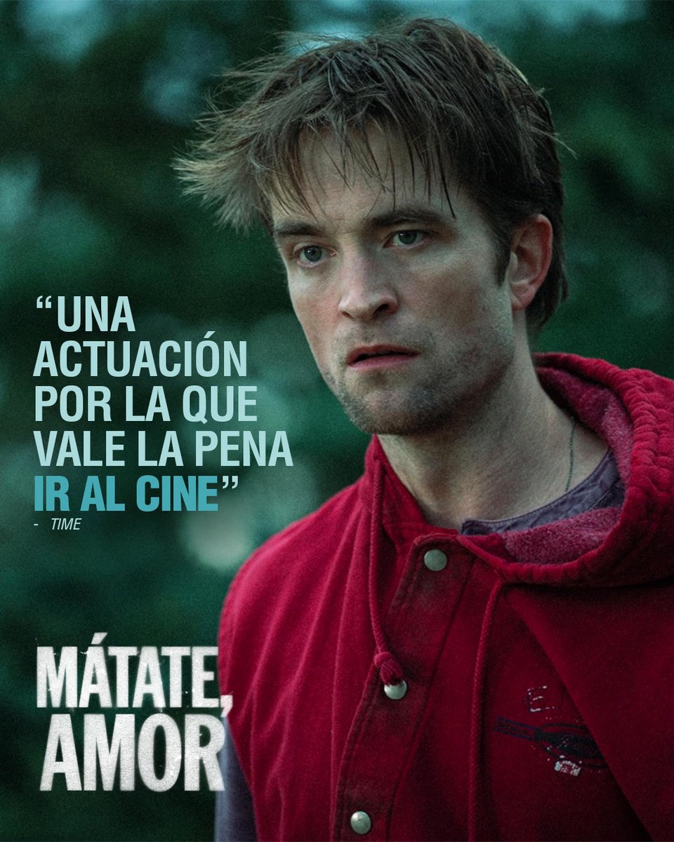 Jennifer Lawrence y Robert Pattinson protagonizan Mátate, Amor👏

Dirigida por la aclamada Lynne Ramsay, la crítica la llama "visceral, poética y profundamente perturbadora", una obra maestra de la que no podrás apartar la mirada😮

#MátateAmor