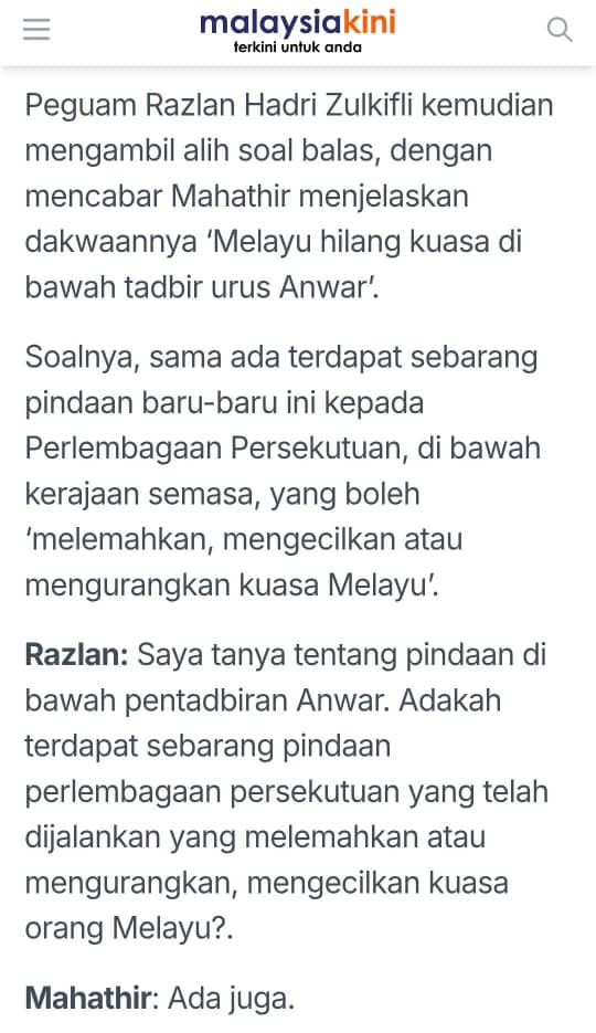 adamyusuf88's tweet image. Atok saka punya spin kalah Hadi Awang 🤣🤣🤣

Atok gagal buktikan melayu hilang kuasa.

Yang hilang kuasa tu atok saka dan kroni