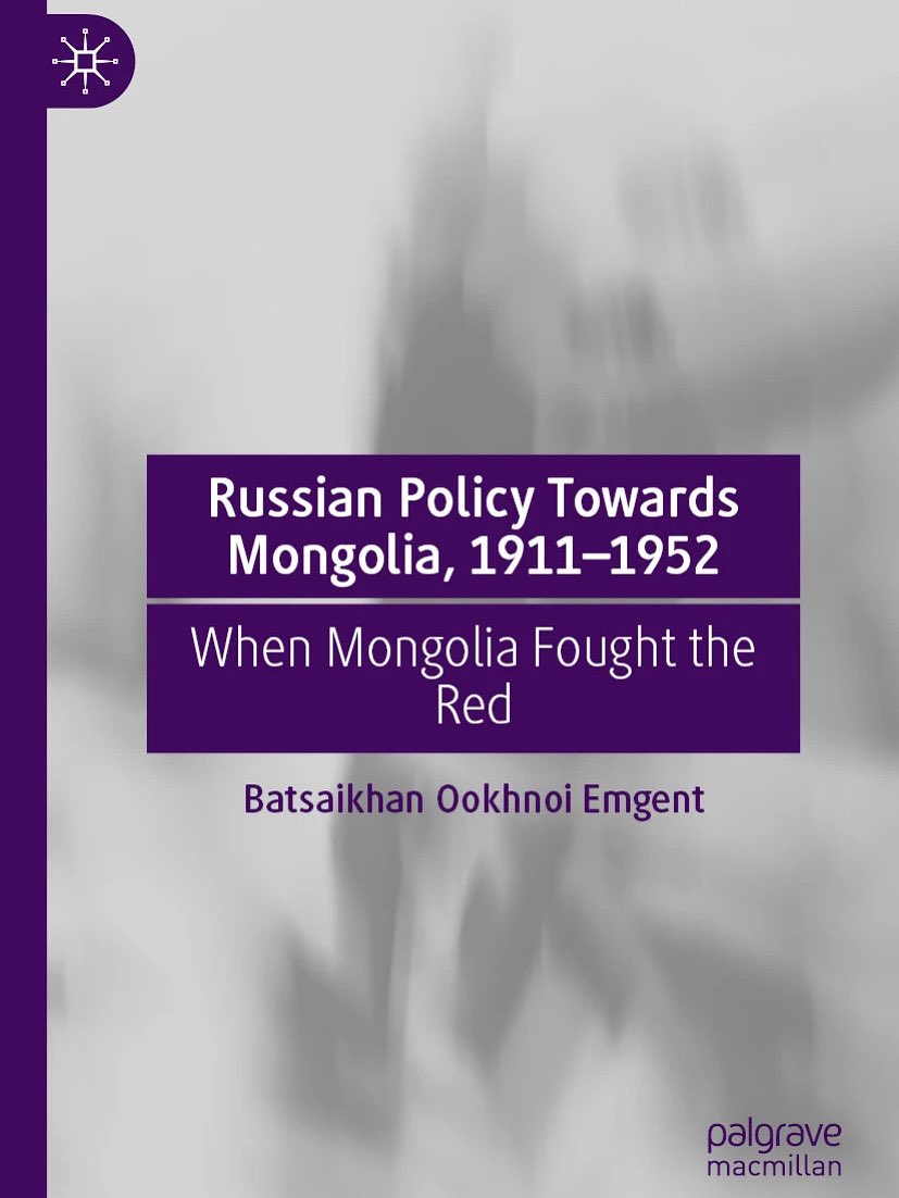 📚 New Book Release
We’re thrilled to share that long-time ACMS friend Dr. Batsaikhan Ookhnoi has published “Russian Policy Towards Mongolia, 1911–1952: When Mongolia Fought the Red” (Springer Nature, 2025).

🔗 link.springer.com/book/10.1007/9…