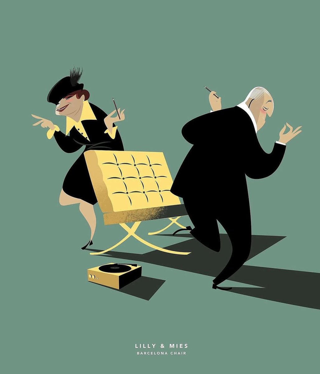 parametricarch's tweet image. Chairs & Architects by Jorge Arévalo🪑