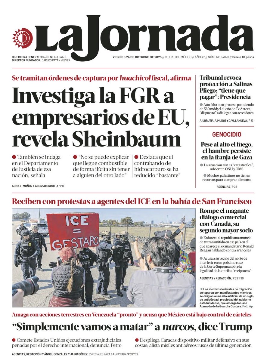 sPRing_PR's tweet image. Te compartimos las #PrimerasPlanas de algunos periódicos del día. 🗞️