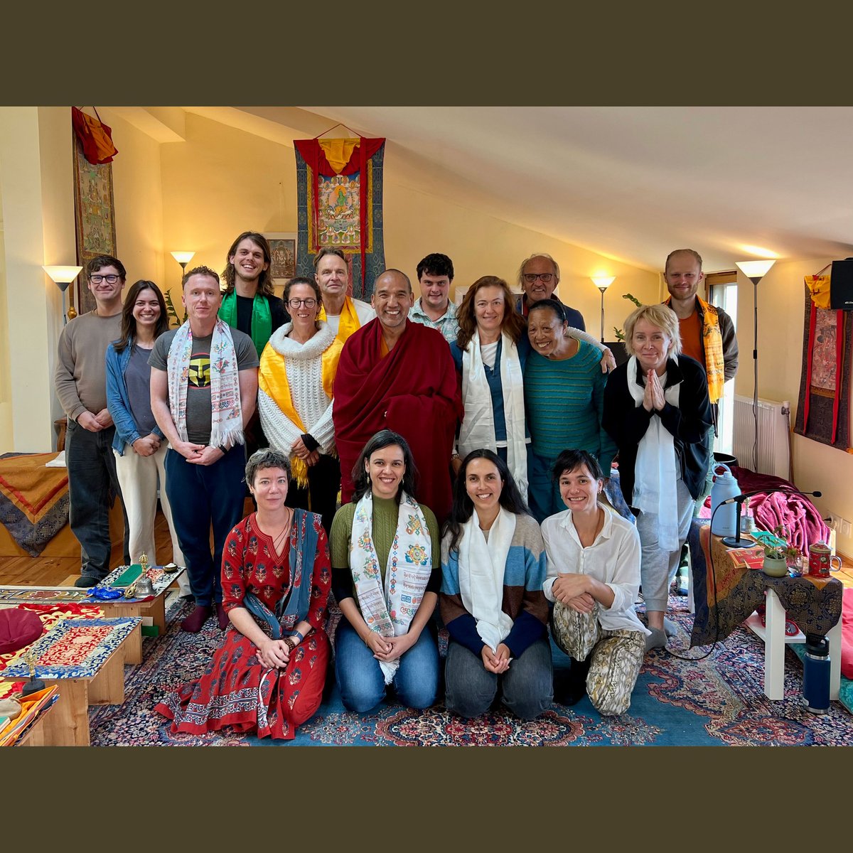 TaraTripleExcel's tweet image. The Outer Tara sadhana retreat in Gomde Pyrenees, which was conducted by Drubpon Lama Tenzin Sangpo, concluded last week.  Let&apos;s rejoice in the amazing advantages that everyone may enjoy!