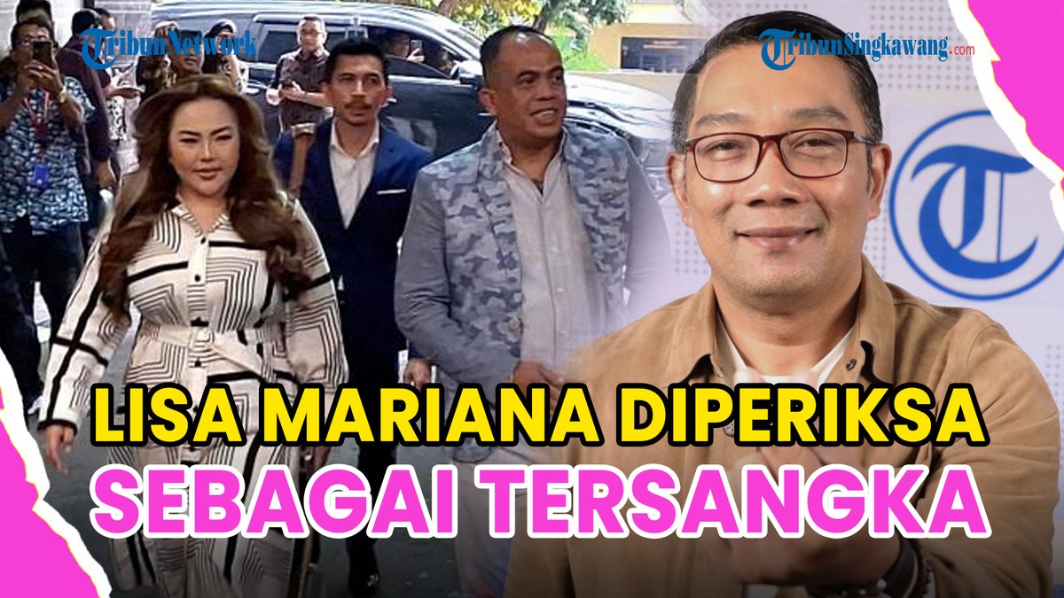 tribunpontianak's tweet image. ®️🔴 SEMPAT MANGKIR❗LISA MARIANA HADIRI PEMERIKSAAN PERDANA SEBAGAI TERSANGKA KASUS PENCEMARAN NAMA BAIK

youtu.be/rbrTOi2ztVM

#lisamariana #tersangka #kasus #ridwankamil #rk #kangemil #pencemaran #namabaik #bareskrim #polri