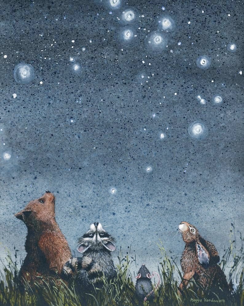 womensart1's tweet image. 'Constellations' by contemporary US artist Maggie Vandewalle #womensart