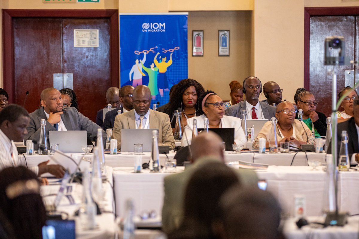 CelestinFranz's tweet photo. Honoured to open the technical &amp; ministerial sessions of the Migration Dialogue for Southern Africa in Victoria Falls 🇿🇼.

Member States, IOM &amp; partners are shaping action on climate mobility, labour migration, data &amp; child protection, advancing safe, regular &amp; orderly migration. https://t.co/L1gwvO2gf0