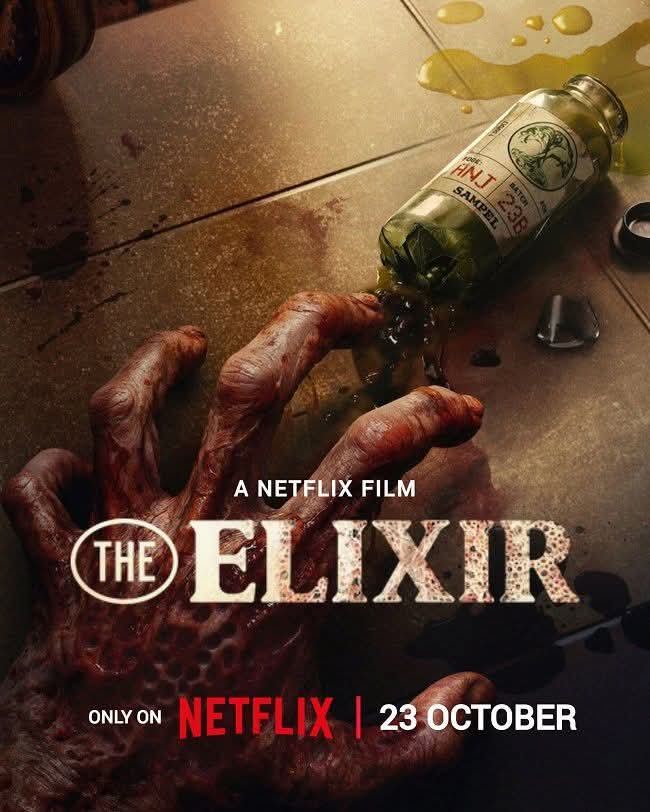padampishow's tweet image. #TheElixir Indonesian மட்டும் 📺 Netflix 
No 🔞 Scenes 
Only Violence🩸
வயதை குறைக்கும் புதிய Herbal 🌿 💉 காரணமா side effect ஆகி, ஒரு பெருசு Zombie 👹 ஆக மாறி கடிச்சு வைக்க, ஊரே Zombies👹 ஆக மாறி விட்டு தொரத்துறாங்கே !
Entertaining #ZombieHorror படம்.
#padampishow