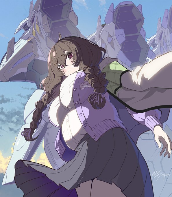 ルナ・メロウさんとパスファインダー
どんな子なのか楽しみです…
 #マブラヴガールズガーデン #マブガル #マブガルアート 