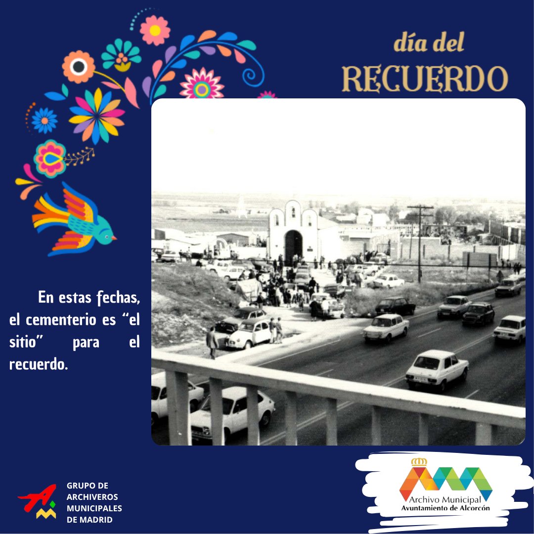 Comenzamos de nuevo con la campaña del Día del Recuerdo. Iremos compartiendo imágenes de los archivos municipales de la Comunidad de Madrid. Hemos agrupado las fotos en varios apartados; 1. El último adiós. #gamm_archiveros #recuerdo #hoyodemanzanares  #alcorcón