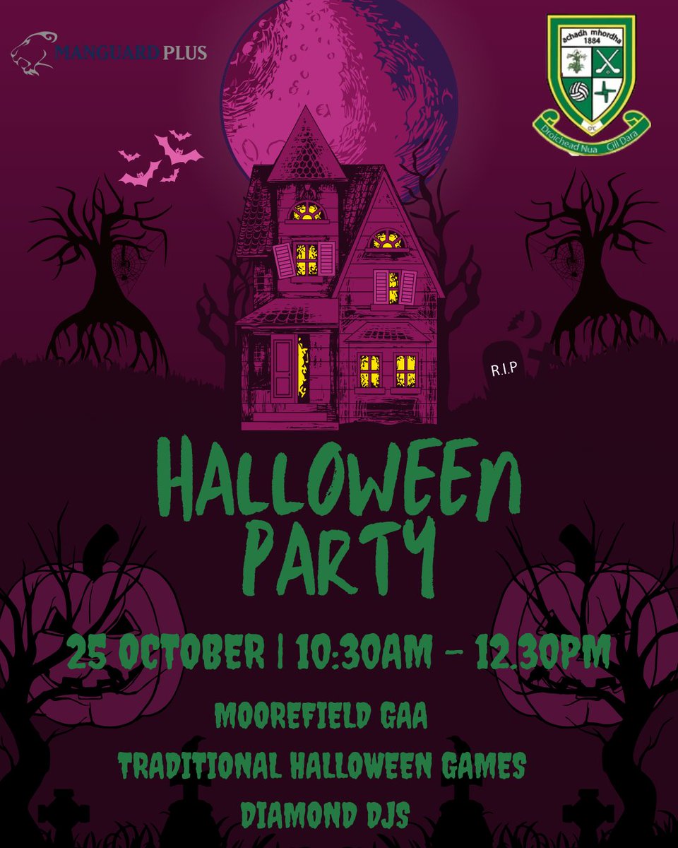 Tomorrow morning our Mini Moores will be replaced by ghouls and goblins, witches and wizards as our annual #Halloween party takes place from 10.30am to 12.30pm. 

Please note there is no training while we party. Training resumes as normal next week! 

#MiniMoores #Moores2025
