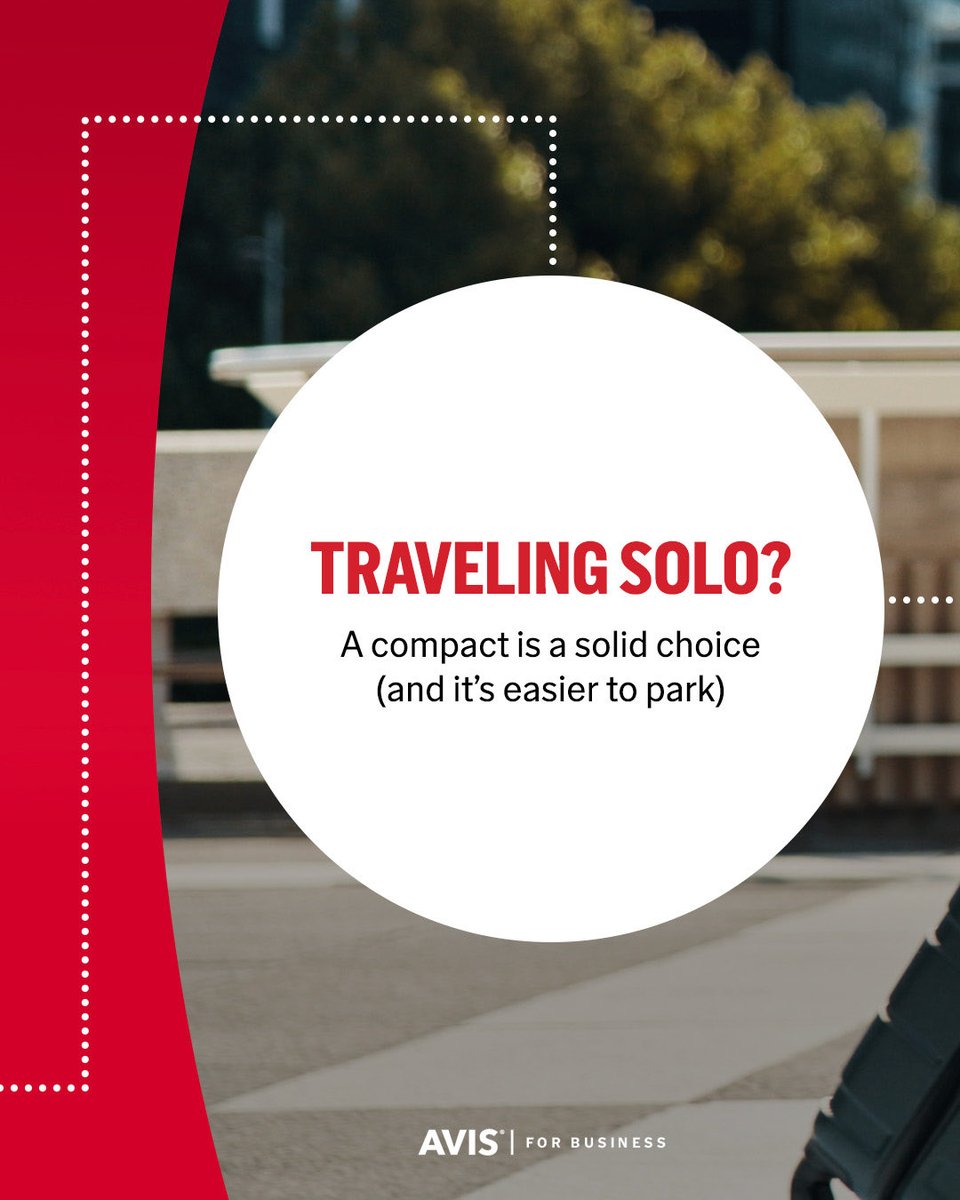 Avis's tweet image. Whether you’re flying solo or bringing the whole board room with you, Avis can help you find the perfect ride for any occasion.

#Avis #SmallBusiness #Deals #Perks #CarRental