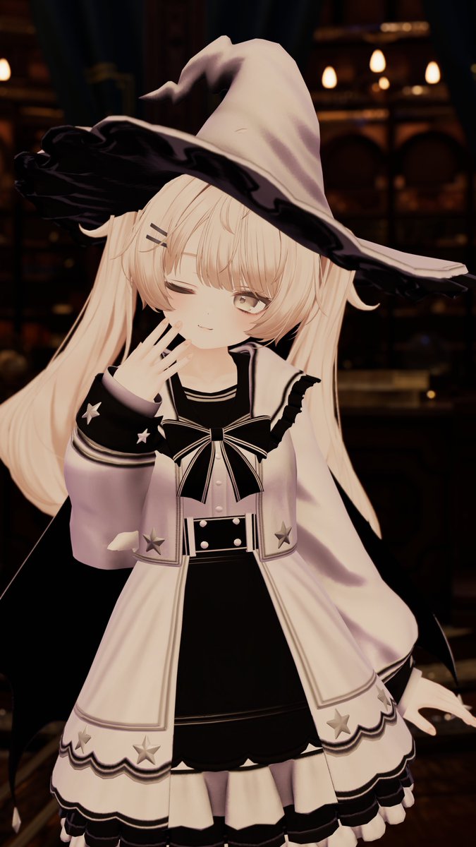 Hiron_VRC's tweet image. Code:2l9さんの新作「StarlitWitch」
こちらの衣装テスターさせていただきました‼️
ハロウィンにピッタリの魔法使いの衣装です♪
色んなカラーバリエーションもあり、どれもすっごく可愛いです‼️
明日までのプレゼントキャンペーンもやってるのでぜひ概要欄から抽選参加してみてください🧙‍♀️

#code2l9
