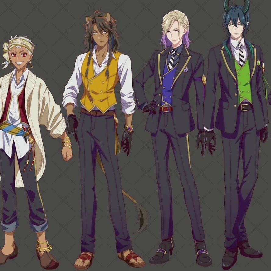 Leona looks like he realized him and Vil doing the same pose and rested his hand on his hip last minute