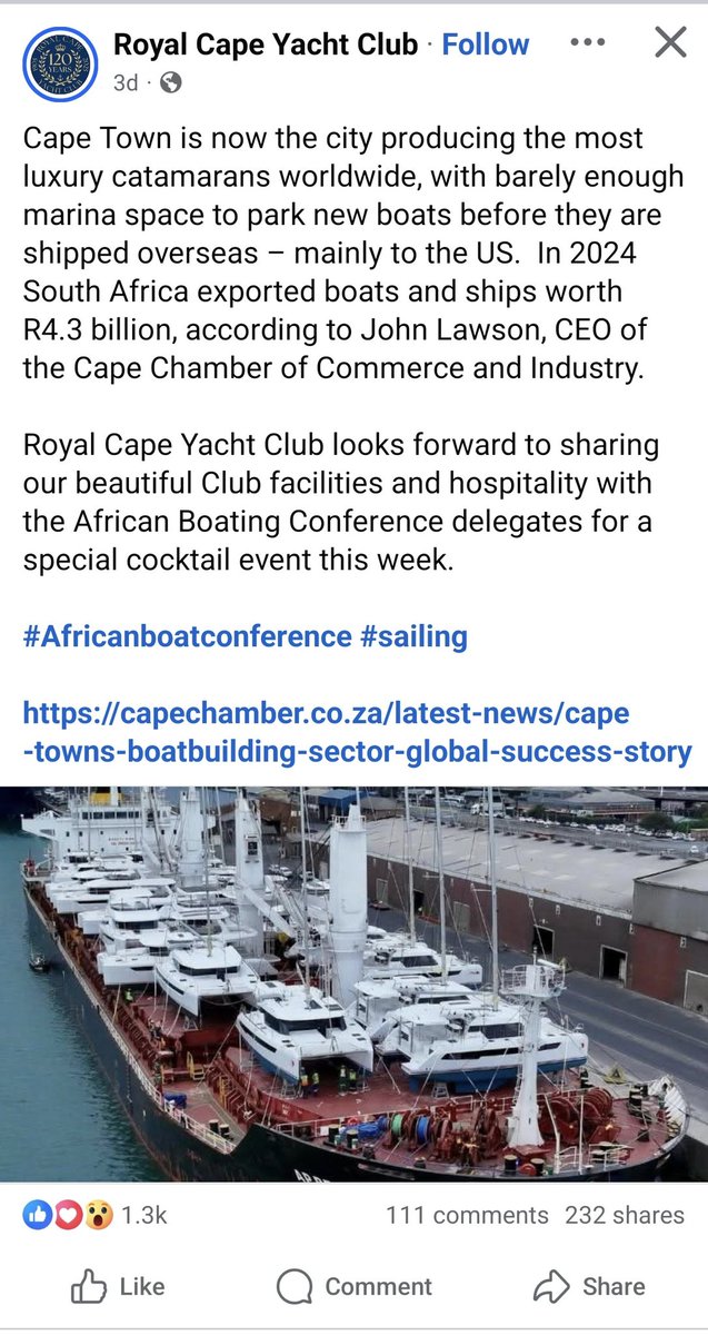 Estos podríamos ser nosotros. Pero no, acá se priorizó el "vivir con lo nuestro" en vez de el "vendamosle al mundo". Hoy, en un muy buen año, nuestro sector exporta 10M mientras que ellos exportan 250M. 

No tenemos ni rutas navieras para exportar...